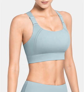 Ropa interior directa de fábrica, Sujetador deportivo sin costuras de apoyo en la espalda hermosa, ropa de yoga personalizada para mujeres atletas - Product Image 2