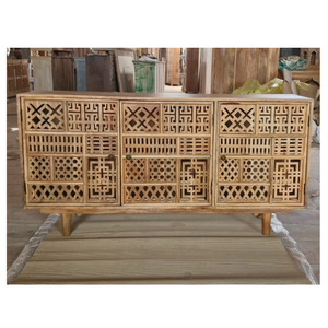 Luxueux traditionnel en bois massif extensible armoire fines sculptures cadre solide maison hôpital école tous les jours salon - Product Image 1