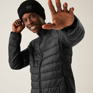 Vestes matelassées pour hommes personnalisées avec logo OEM de marque 2025, col montant, meilleure mode promotionnelle, veste matelassée en duvet noire pour hommes d'hiver - Product Image 6