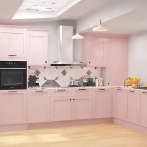 Meubles de cuisine à tiroirs personnalisés de qualité supérieure armoires de cuisine modernes en MDF sur mesure pour l'europe - Product Image 1