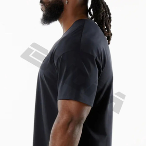 High Quality Men's 230gsm Custom T-Shirt Heavy <b>Weight</b> Oversized Polyester/Cotton <b>Blank</b> T-Shirt for Printing - Product Image 5