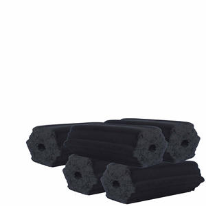 Narguilé Shisha à faible teneur en cendres Hexa noir briquette de charbon de bois produit indonésien coquille de noix de coco naturelle 10Kg Carton marque propre acheteur Europe - Product Image 4