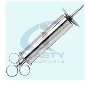 ENSEMBLE VÉTÉRINAIRE COMPLET AVEC SERINGUE ENLÈVEMENT DE CIRE D'OREILLE SERINGUE FIL VERROUILLAGE TROIS ANNEAUX SERINGUE D'OREILLE PLATEAU DE STÉRILISATION POUR LES BOVINS - Product Image 4