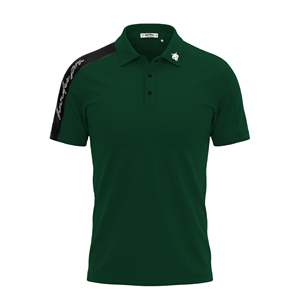 Tejido de punto transpirable de alta calidad con bordado de patrón de polo o animal, disponible en longitudes largas y cortas, tallas XL a 6XL, color negro. - Product Image 2