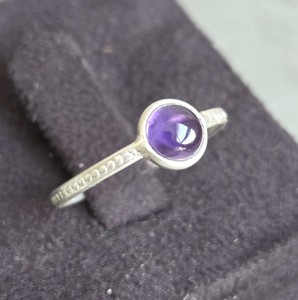 Elegant 925 Sterling Silver Amethyst <b>Statement</b> <b>Ring</b> Handmade for Gifting Occasions Premium Quality - Product Image 4