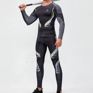 Conjunto de ropa activa transpirable de alta calidad para hombre, ropa de entrenamiento físico para gimnasio, conjunto de ropa activa para hombre - Product Image 3