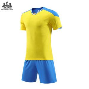 Conjunto de Uniforme de Fútbol de Manga Corta Personalizable, Duradero, 100% Poliéster, de Secado Rápido, Transpirable, Ligero y Absorbente de Sudor para Hombre - Product Image 2