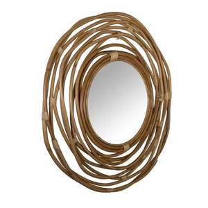 Producto de Venta caliente bambú ratán baño espejo decoración espejos decoración pared al por mayor buen precio muebles de dormitorio - Product Image 2