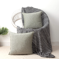 Convient pour la maison Hôtel Vintage Linen Pillow Cover Optional Différentes couleurs et tailles Housse de coussin