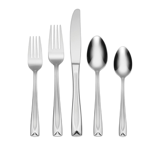 Custom Demanding Stainless Steel Spoon Set Of 5 Pieces Flatware Crafts <b>Wedding</b> Parties Banquet Spoon Set - Product Image 1