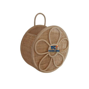 Panier mural en rotin décor panier en rotin pour enfants panier de rangement de jouets écologique fabriqué au Vietnam en gros - Product Image 2