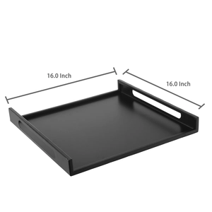 Bandeja de Servicio de Metal Moderna de Primera Calidad, Decoraciones Únicas para Mesa de Boda, Bandeja Rectangular para Cocina de Cumpleaños - Product Image 5