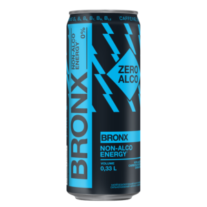 Boisson énergisante Bronx sans alcool 0,33L en canette, saveur originale - Product Image 1