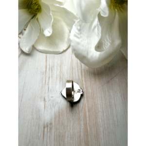 Anillo Ajustable de Plata de Ley con Turquesa Engastada en Bisel, Chapado en Rodio, para Uso Diario, de Zachariah David Evans Fine Jewelry - Product Image 4