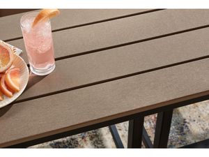 Juego de Mesa de Comedor de Madera Resistente de Estilo Rústico Minimalista, Sillas de Jardín Cómodas, para Patio, Sala de Estar, Hotel, Parque, Villa - Product Image 3