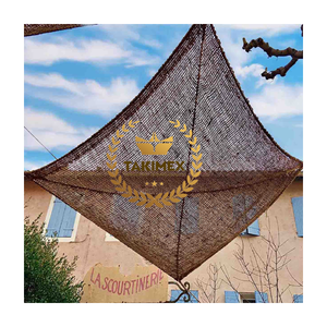 Producción vietnamita de coco, vela de sombra de coco, patrón triangular, tela de red de sombra para jardín, espacio exterior, productos ambientales - Product Image 1