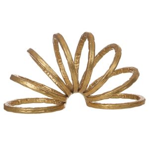 Servilletero de metal de acero inoxidable pulido para ajustes de mesa contemporáneos en hoteles de lujo o eventos gastronómicos corporativos - Product Image 1