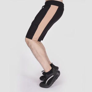 Pakistan Made <b>Mens</b> <b>Slim</b> <b>Fit</b> Stylish Color-Block Design <b>Shorts</b> Solid Pattern Plain Dyed Breathable Fabric Casual Summer Wear - Product Image 5