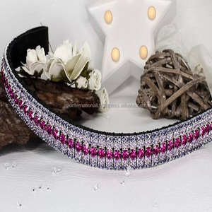 สายบังเหียนหนังม้าคริสตัลสีน้ำตาลแวววาว,สายรัดหนังม้าขี่ม้าขี่ม้าสายสีน้ำตาลพร้อมกำหนดได้เอง5แถว - Product Image 4