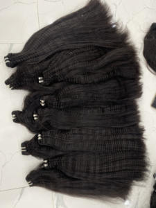 Extensiones de tejido de cabello brasileño de grado Remy de costura de doble dibujado súper vietnamita productos para el cabello de calidad superior - Product Image 2