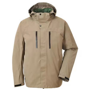 Veste coupe-vent pour homme, toutes tailles, imperméable, coupe-vent, respirante, 4 saisons, couleur personnalisable, logo, 100% polyester, haute qualité - Product Image 1