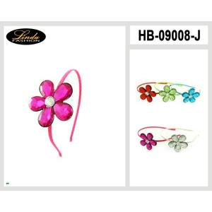 Diadema Linda Fashion para mujer con lazo de flor y lentejuelas metálicas, accesorio sencillo para el cabello de uso diario para niñas, diadema blanca. - Product Image 5