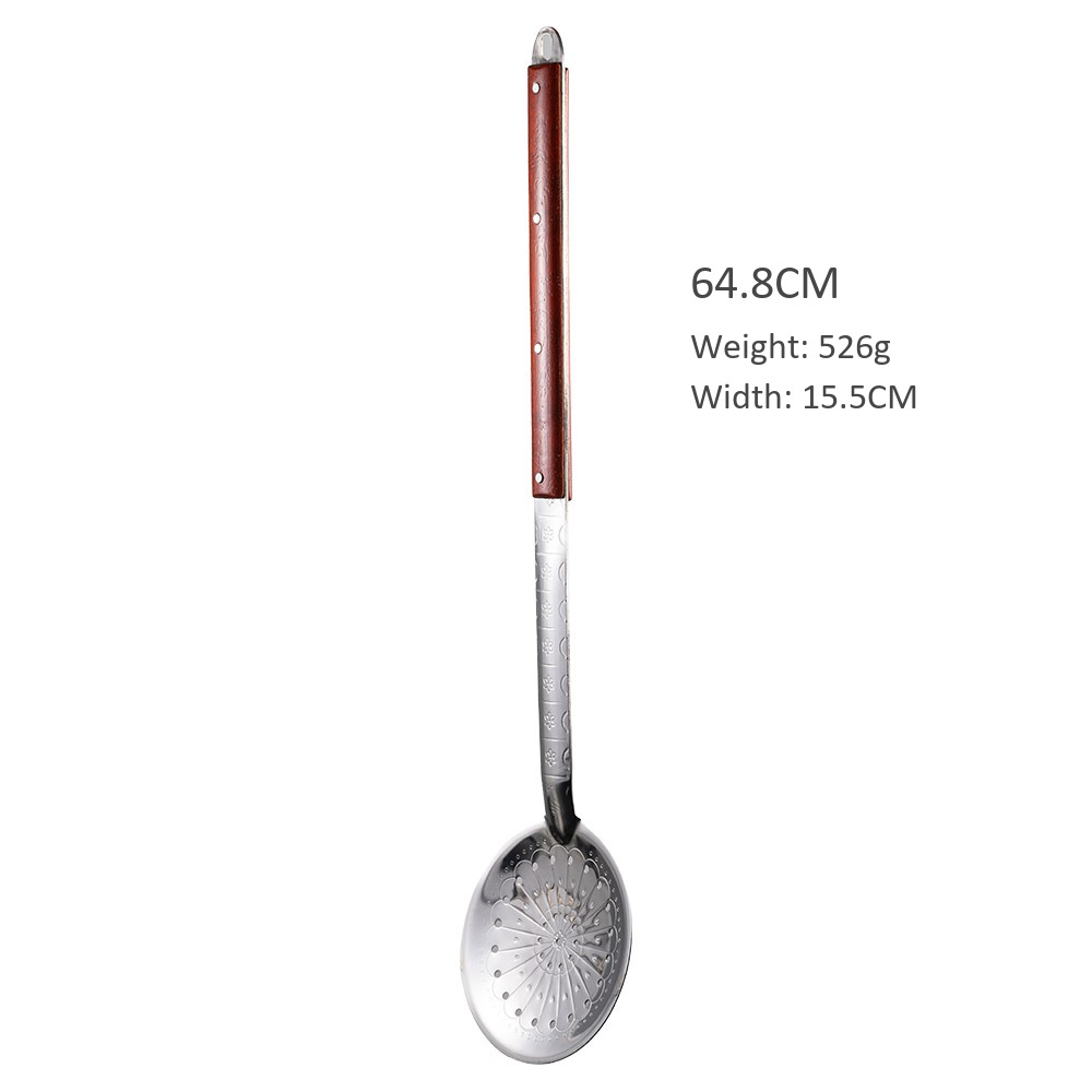 Oversized Kitchen Cooking Tools Stainless Steel Kitchen Utensils Set Full Cooking Spoons Spatulas Colander for Restaurant Chef · image 6