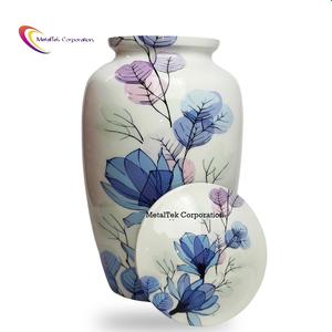 Urne funéraire classique à pétales colorés, urne commémorative pour animaux de compagnie, urne funéraire pour animaux de compagnie, fabricant d'urnes funéraires personnalisées, pots à cendres commémoratifs - Product Image 2