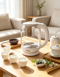 1.8L Glass Electric <b>Kettle</b> 1500W Portable Water Heater Automatic Shut-off 360 Degree Rotational Base for Home Hotel - Product Image 4