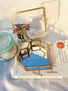 <b>Heart</b> <b>Shaped</b> Aesthetically Hand Crafted Glass Jewelry Storage <b>Box</b> for Home and Jewelry Decorative Storage Top Seller in Export - Product Image 3