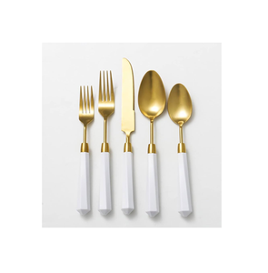 Cuchara de latón con el mejor tamaño pequeño único y color de mango de resina para un tamaño personalizado y pulido brillante hecho a mano - Product Image 6