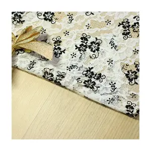 Korea Raschel lace mech custom design made 100% Polyester Multi pattern fabric textiles