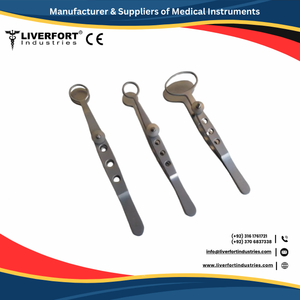 BARRAQUER Tijeras de Iris de acero alemán Juego de instrumentos microquirúrgicos oftálmicos Puntas de hoja Roma dentada Manual certificado CE ISO - Product Image 5