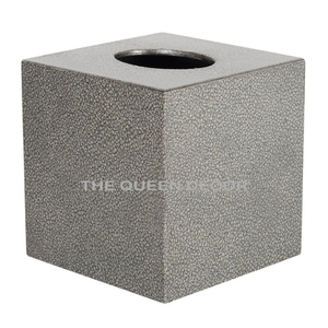 Elegante servilletero cuadrado Vintage de cobre martillado, caja de pañuelos de Metal para decoración clásica del hogar y vajilla elegante - Product Image 2