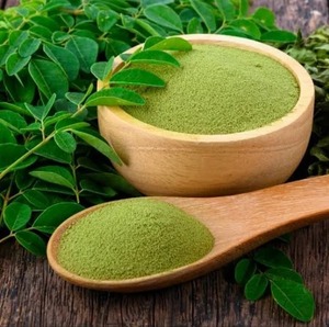 Polvo de Extracto de Moringa Puro, Superalimento Verde Rico en Nutrientes con Apoyo Inmunológico, Antioxidante y Beneficios para el Crecimiento del Cabello - Product Image 1