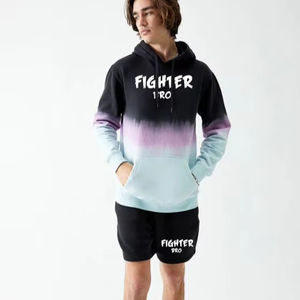 ชุดเสื้อยืดและกางเกงขาสั้นผ้าฝ้ายแขนสั้นสำหรับผู้ชายชุดเสื้อผ้าแนวสตรีทไซส์ใหญ่พิเศษชุดสองชิ้นระบายอากาศได้ดีสำหรับฤดูร้อน - Product Image 1