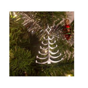 Adornos colgantes de Navidad de Metal modernos, adorno de árbol de Navidad hecho a mano para decoración de boda de Navidad 2025 - Product Image 1