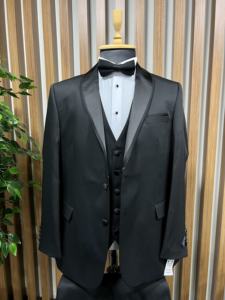 ชุดสูทสำหรับเจ้าบ่าวแต่งงานสูทธุรกิจผ้าโพลีเอสเตอร์และวิสคอสสำหรับผู้ชาย - Product Image 5