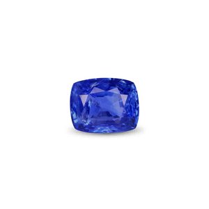 Zafiro Azul - 3.37 Quilates, Gema Natural Facetada, Efectos Ópticos Calibrados, Color Azul Real, Suelto, 10mm 8mm, Tratado Térmicamente - Product Image 1