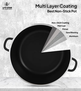 Non-Stick Coating <b>Cooking</b> <b>Pot</b> with Multi-Layer Base Oven Safe - Product Image 4