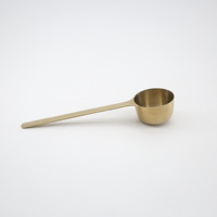 Cuillère doseuse en acier inoxydable de qualité alimentaire, or noir, écologique, 40 ml, pour thé, café, grains