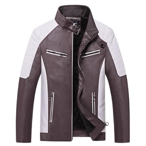 Men Winter Genuine Sheep Leather Jacket Waterproof & Windproof High Street Style Motor Biker Design Breathable Eco-Friendly - Product Image 3