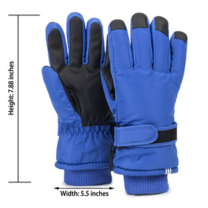 Custom Snowboard Ski Gloves for <b>Kids</b> Adult Non-Slip Touch Screen Waterproof Children Women Men Winter Warm Snow Ski Gloves - Product Image 5