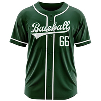 T-shirt de baseball au design original, brodé, en maille respirante, polyester, col en V, logo personnalisé, nom brodé, pour homme