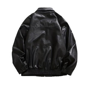 Chaquetas de Cuero PU Personalizadas 2026, Chaquetas de Motociclista de Cuero PU a la Moda para Hombre, Chaqueta Bomber de Cuero PU, Ropa Urbana - Product Image 2