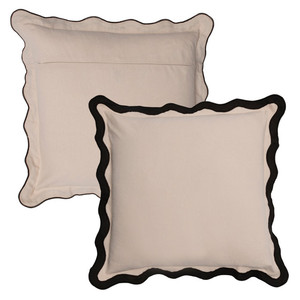 Solid Color Geometric Striped Cotton Pillow Case Home Decorative <b>Cushion</b> <b>Covers</b> Washable at Price - Product Image 2