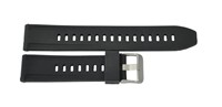 Bracelet de montre connectée unisexe JD095 en silicone réglable, 20 mm, noir, en acier inoxydable, respirant, souple, durable et léger