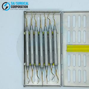 Premium Gracey Curette Paire Allemand En Acier Inoxydable Dentaire 7 PCS Ensemble Pour Hygiénistes Certifié CE Ensemble Dentaire Instrument Chirurgical - Product Image 6