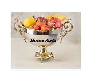 Bol à chocolat en acier inoxydable avec support en verre Forme ronde Bol à bonbons de taille personnalisée avec support en vrac - Product Image 4