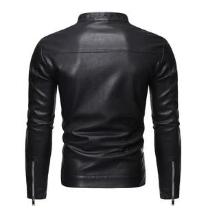 Chaqueta de Cuero Genuino de Primera Calidad, Chaqueta de Cuero Casual para Hombre, Nueva Chaqueta de Cuero Moderna de Corte Ajustado - Product Image 2